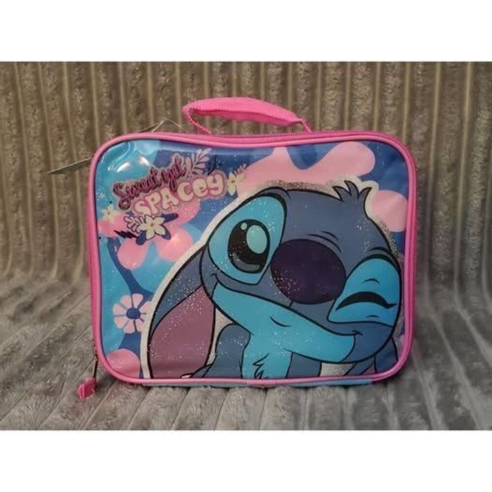 LILO & STITCH Movie Insulated Lunch Box Tote by Disney Blue BPA-Free Bag NWT